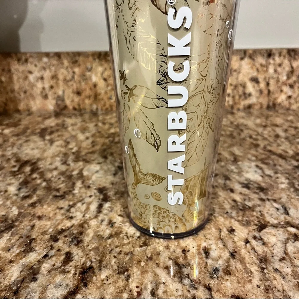 New Starbucks Philippines Gold White Whale Siren Cold Cup Asia Overseas